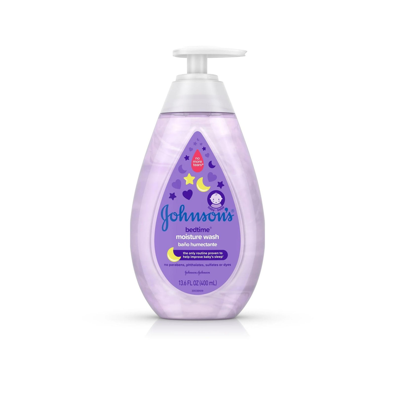 Johnson’s Bedtime Baby Moisture Wash with NaturalCalm Aromas, 13.6 fl oz